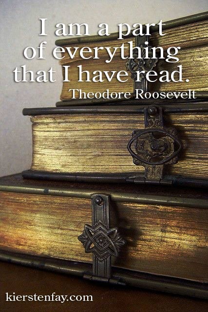 I am a part of everything that I have read!